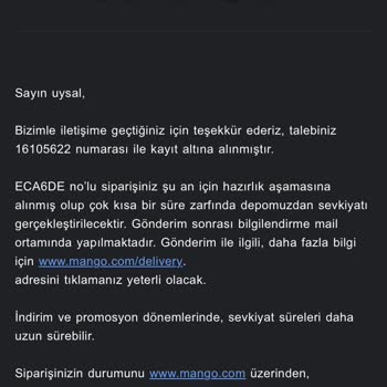 Mango Siparişim Hâlâ Gelmedi: Müşteri Memnuniyetsizliği Zirvede!