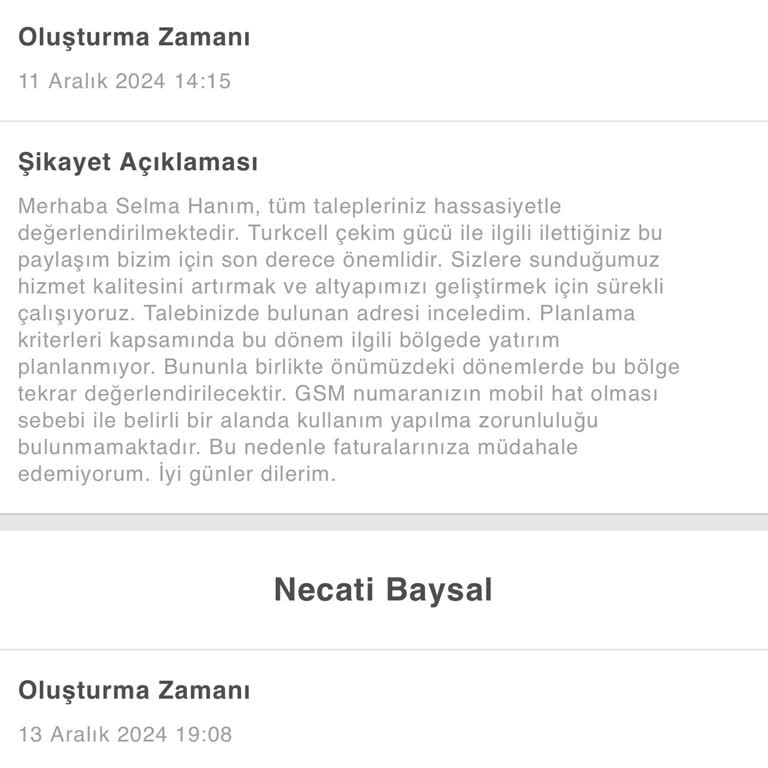 Şehir Merkezinde Çekmeyen Turkcell Hattı