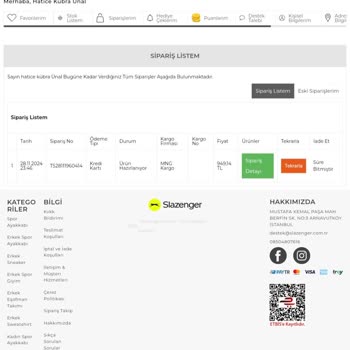 Slazenger Siparişlerinde Kargo Krizi