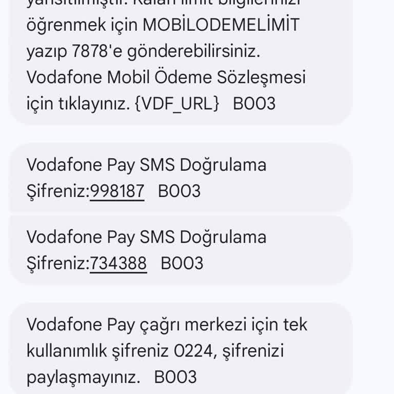 Yetkisiz İşlem: Vodafone Pay Üzerinden Yapılan Hatalı Çekim