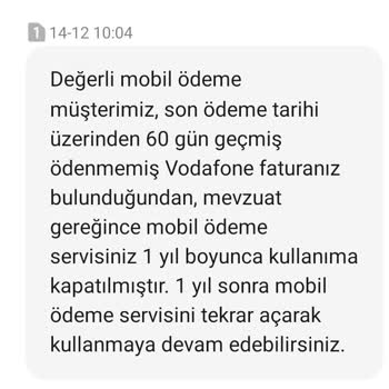 Ödendiği Halde Kapanan Mobil Ödeme Servisi