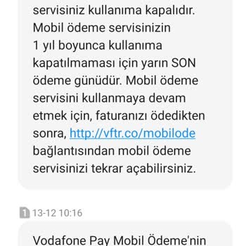 Ödendiği Halde Kapanan Mobil Ödeme Servisi