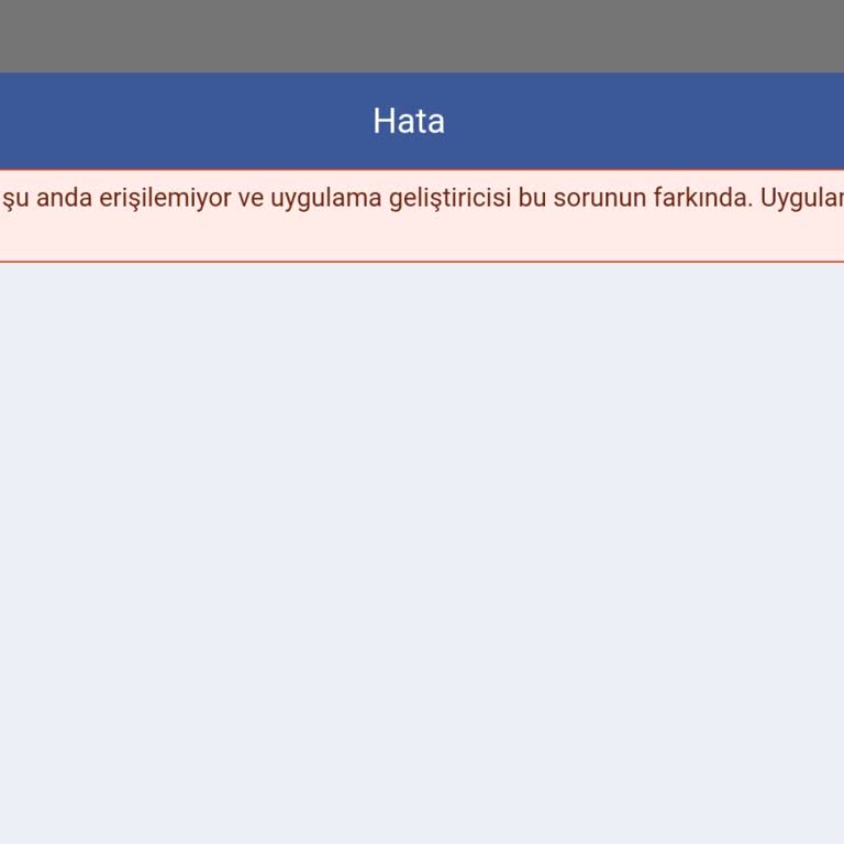 Facebook İle Giriş Sorunu Ve Uzun Süreli Çözüm Beklentisi
