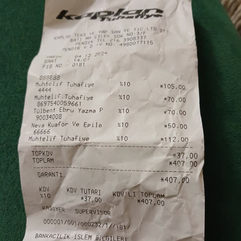 Değişim Taleplerine Alaycı Yanıt: Pendik Kaplan Tuhafiye