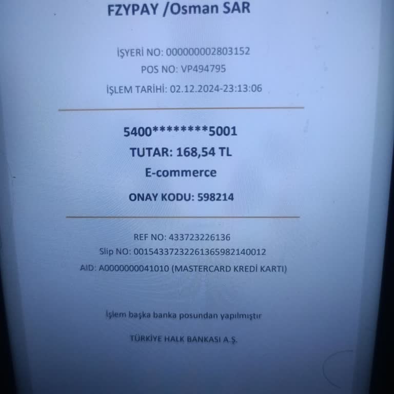 İzinsiz Para Çekimi Şikayeti