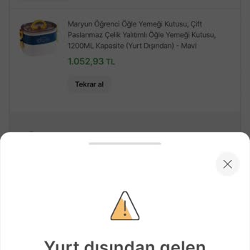 Yurt Dışı Sipariş İptalinde Yaşanan Zorluklar