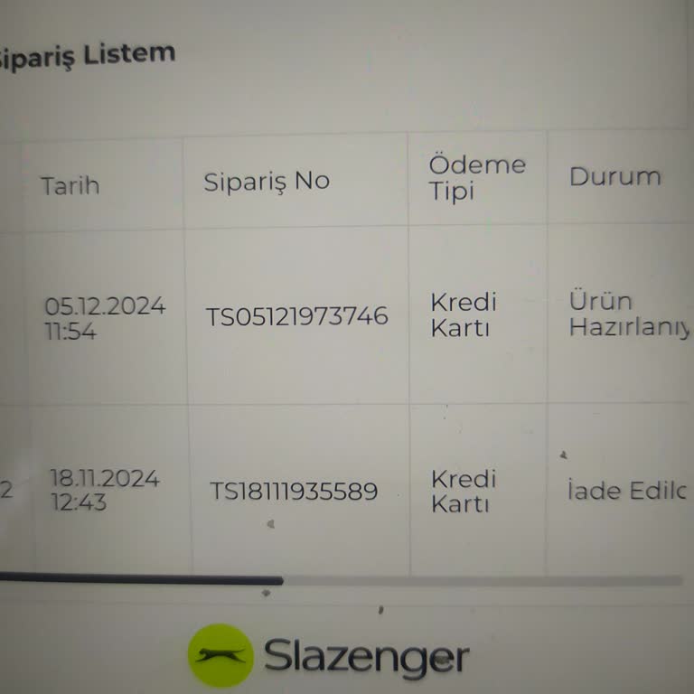 Slazenger'den Alınan Ayakkabının Kargoya Verilmemesi