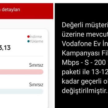 Vodafone Net'te Adil Olmayan Fiyatlandırma Ve Taahhüt Sorunları