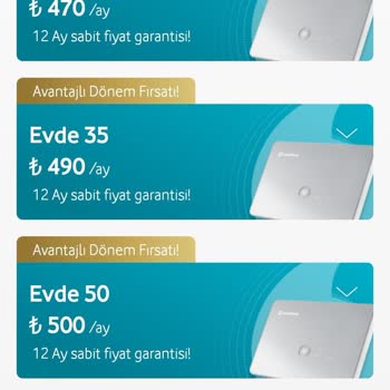 Vodafone Net'te Adil Olmayan Fiyatlandırma Ve Taahhüt Sorunları