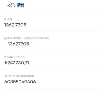 PTT Bankamatik İşleminde Yanlış Hesaba Para Transferi