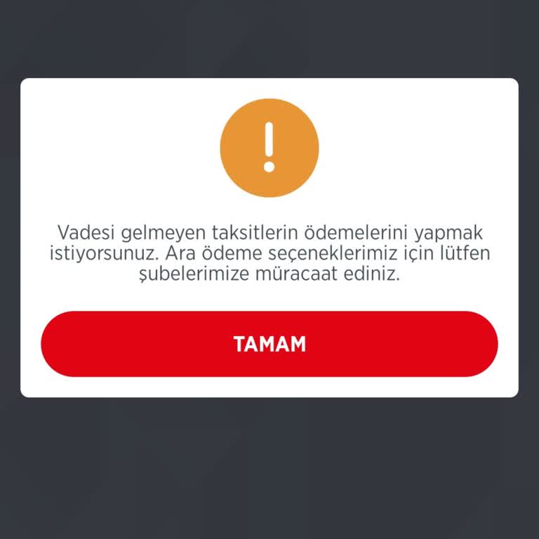 Ziraat Bankası Kredi Ödemesi Sistem Sorunu