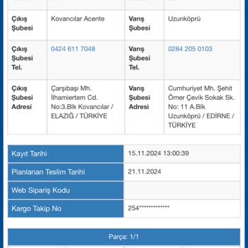 Kayıp Kargo Ve Yanıltıcı Teslimat Bilgisi