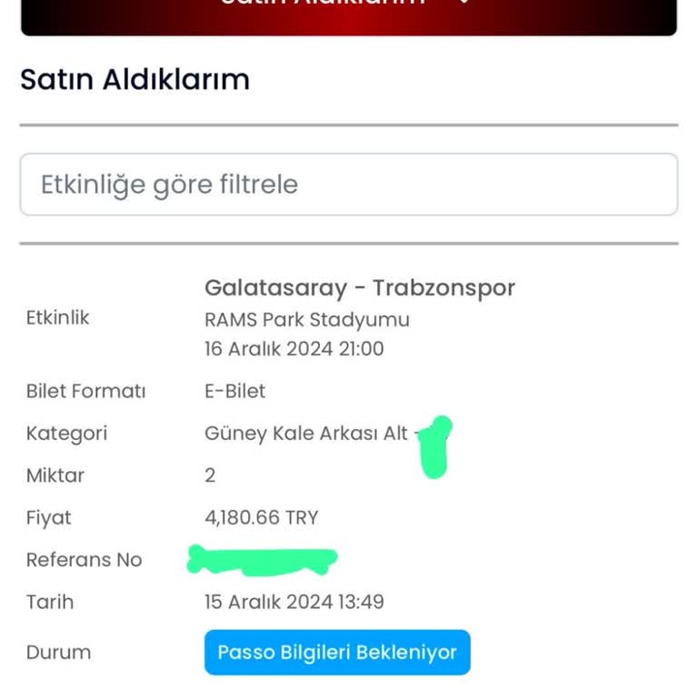 Bilet Transferi Sorunu: Mağduriyet Yaşıyorum