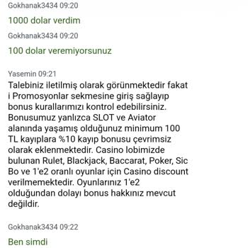 Perabet Casino'da Haksız Çevrim Şartları Ve Bonus Sorunu