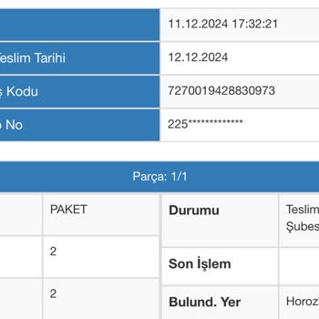 Sürat Kargo Denizli Horozlu Şubesi'nde Teslimat Sorunu Ve İletişim Eksikliği
