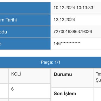 Sürat Kargo Denizli Horozlu Şubesi'nde Teslimat Sorunu Ve İletişim Eksikliği