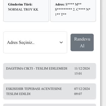 Kuryenet Kart Teslimatında Sorun Yaşıyorum!