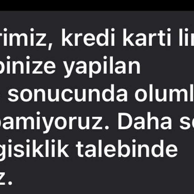 Kredi Kartı Limit Artışı Talebim Neden Onaylanmıyor?
