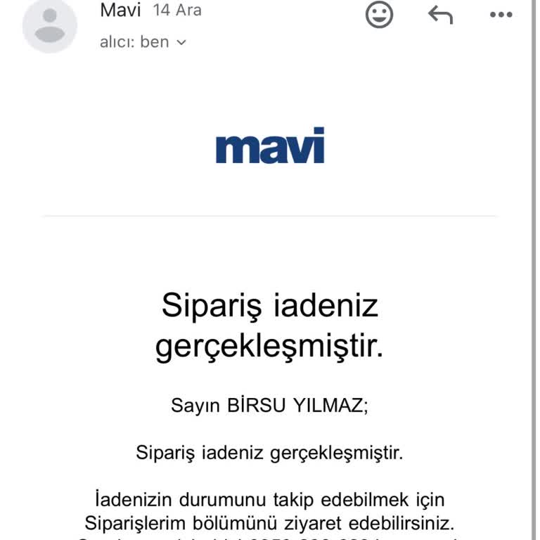 Mavi'nin Kargo Ve İade Sürecinde Yaşanan Sorunlar