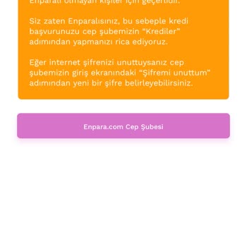 Enpara Hesap Açma Sorunu