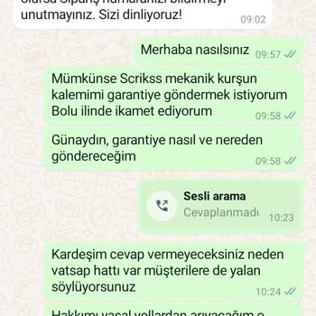 Garanti ve İletişim Sorunları Değerlendirmesi