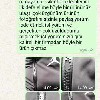 Yanmış Fermuarlı Ürün Ve İletişimsizlik Sorunu