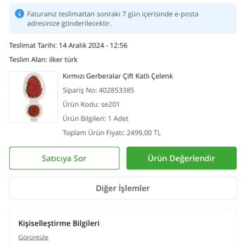 Çiçeksepeti'nden Hayal Kırıklığı: Yanıltıcı Ürün Gönderimi