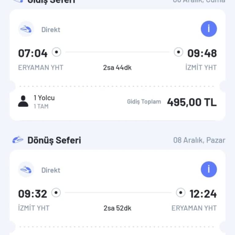 YHT Bilet İadesinde Yaşanan Sorun