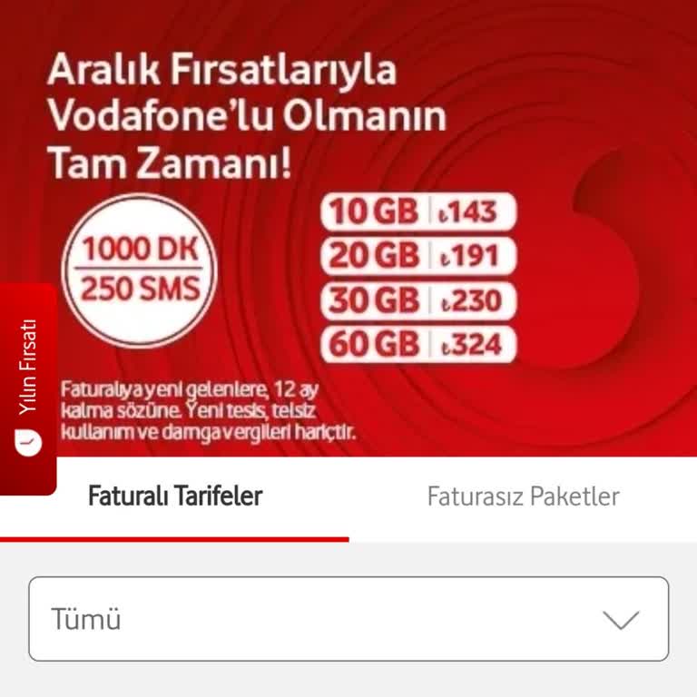 Vodafone'un Mevcut Müşterilere Yönelik Kampanya Politikası