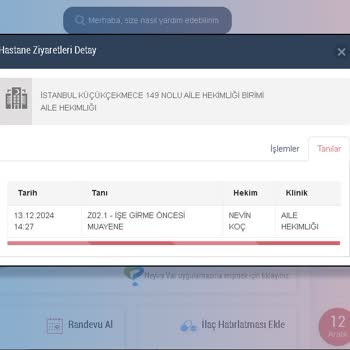 E-Nabız'da Kayıp Akciğer Grafisi