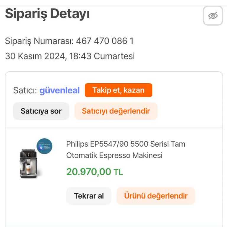 Hepsiburada'da Taksitli Alışveriş Peşin Alındı