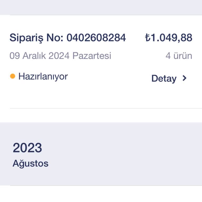 Penti Uygulamasından Alınan Ürünlerin Kargolanmaması Ve İptal Sorunu