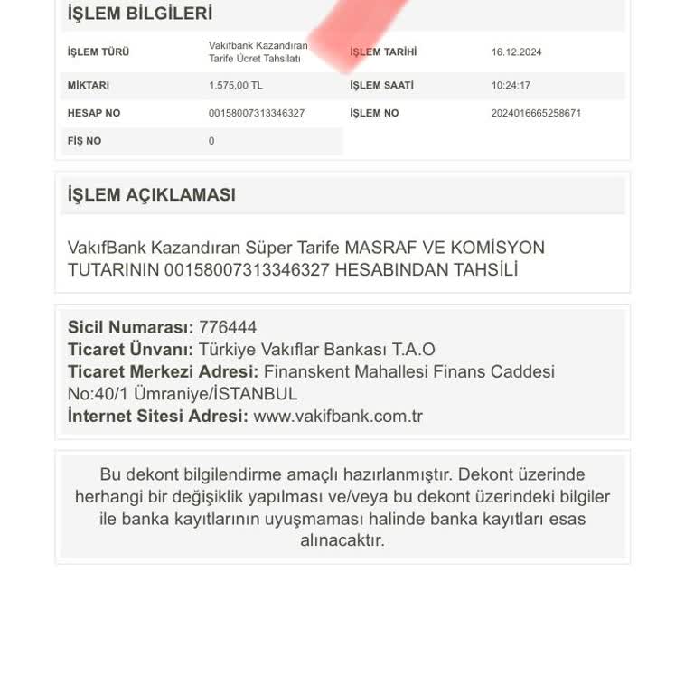 Kazandıran Tarife Ücreti Ve İade Sorunu