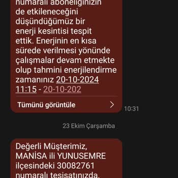 Kış Ayında Elektrik Kesintisi Mağduriyeti