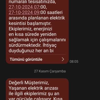 Kış Ayında Elektrik Kesintisi Mağduriyeti