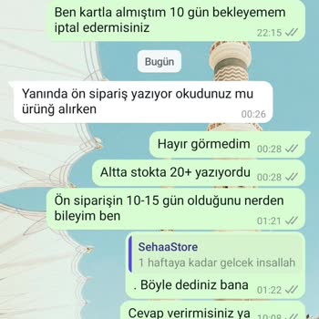 Yanıltıcı Stok Bilgisi Ve İptal Sorunu