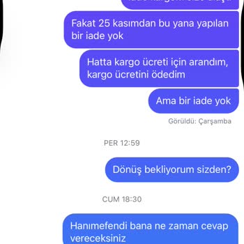 İade Sürecinde Yaşanan Sorunlar Ve Cevapsız Kalan Talepler