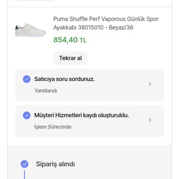 Eksik Sipariş Ve Ulaşılamayan Satıcı Sorunu