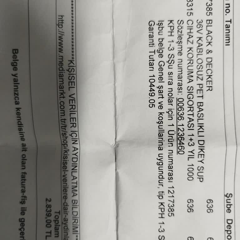 Media Markt Kasko Hizmeti Hayal Kırıklığı