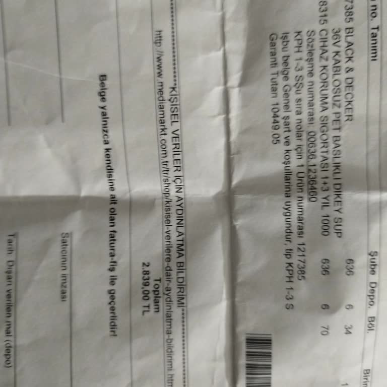 Media Markt Kasko Hizmeti Ve İletişim Sorunları