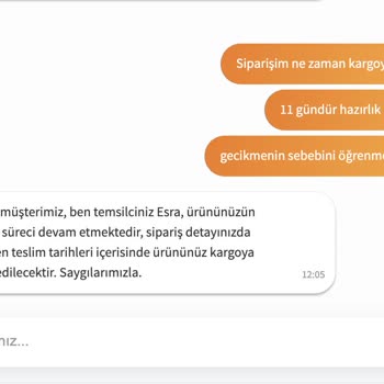 Trendyol'dan Sipariş Gecikmesi Ve Kopya Yanıtlar