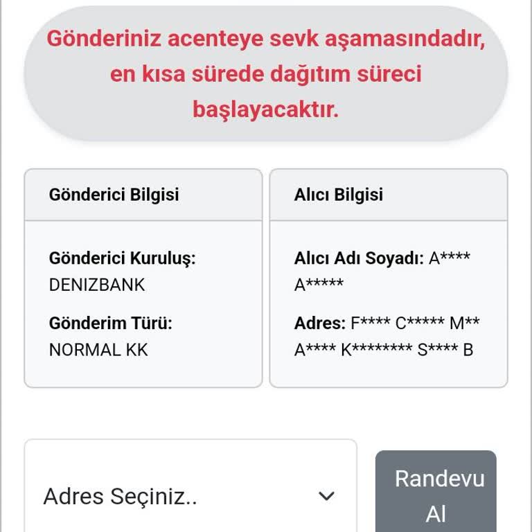 Kuryenet Kart Teslimatında Sorun Ve İletişimsizlik