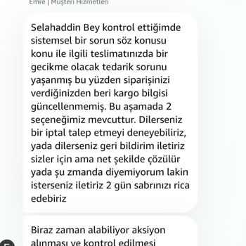 Amazon Siparişim Neden Hala Kargoya Verilmedi?