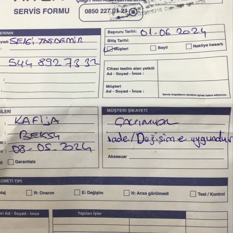Bozuk Kahve Makinesi Ve İade Sorunları