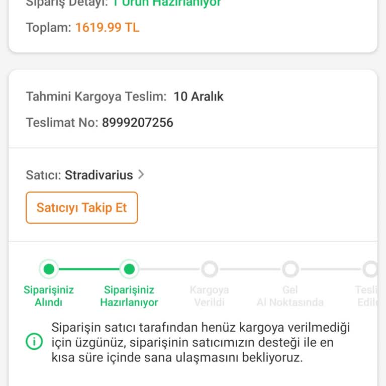 Siparişim Nerede? Teslimat Gecikmesi Sorunu
