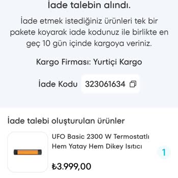 Kırık Ürün Ve İade Sürecinde Aksaklık