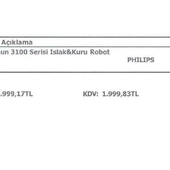 Philips Ev Aletleri Robot Süpürge Sürekli Arızalanıyor Ve Servis Hizmeti Yetersiz