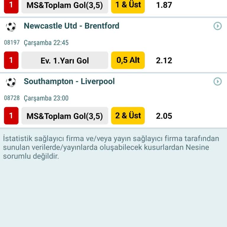 Nesine'de Kupon Hatası Ve Yanlış Oran Sorunu