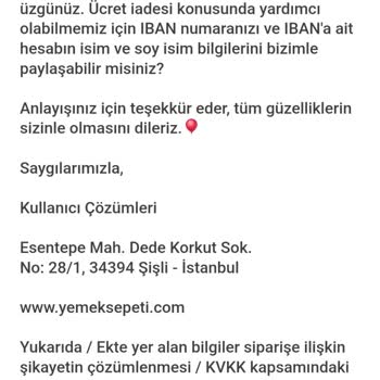 Eksik Ürün Ve İade Sorunu