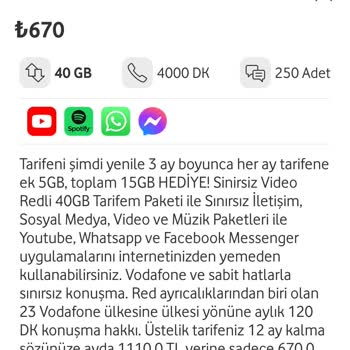 Vodafone Tarifelerinde Adaletsizlik Ve Kullanışsız Paketler